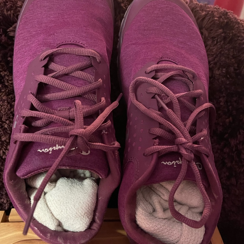 Champion sneakers, pretty grape